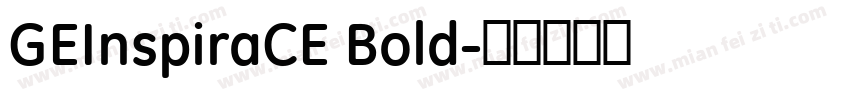 GEInspiraCE Bold字体转换
